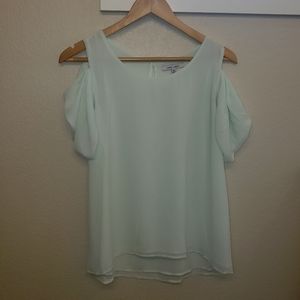 NWOT Medium Mint Naked Zebra Blouse